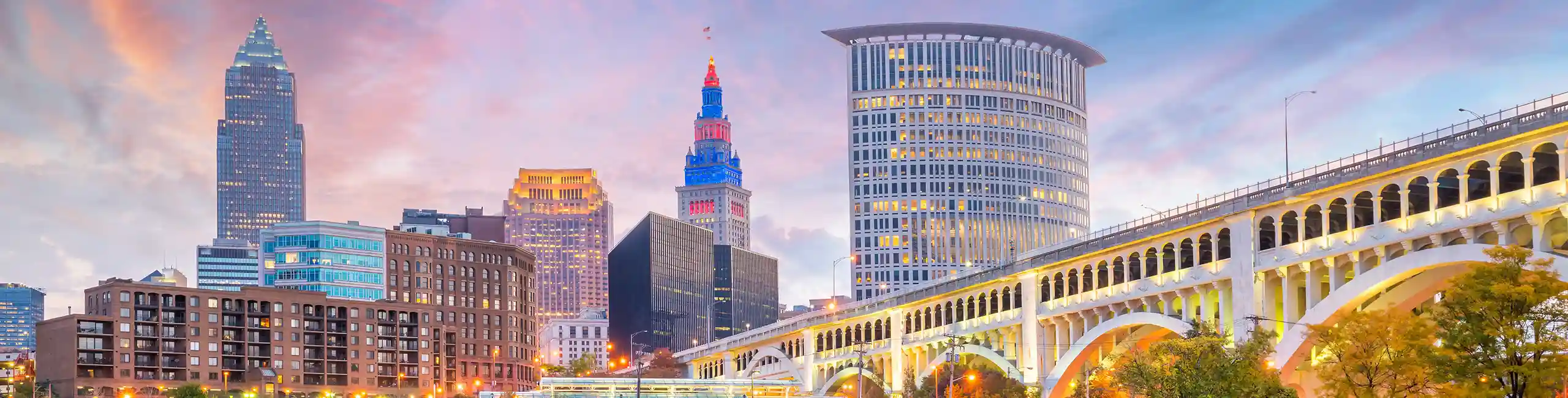 City skyline of Cleveland, OH | General Pest Control serving Middleburg Heights